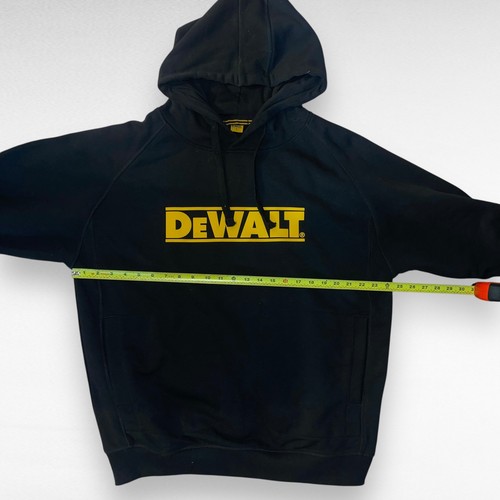 Dewalt NWOT Hoodie Mens Sz Large Black Logo Logan Heavy Duty Pullover Sweatshirt - Picture 9 of 10