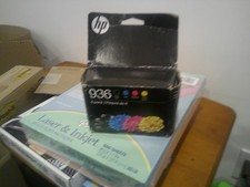 SEALED HP 936 4-Pack Ink Cartridges- Black/Cyan/Magenta/Yellow.Exp 04/2027
