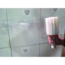 Zoro Select 15A911 Stretch Wrap, 5" W x 600 ft. L, 150 ga, Cast Style,