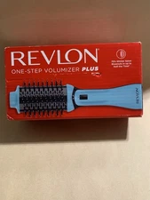 Revlon One Step Volumizer Plus Hair Dryer Styler Salon-Style Blowouts Black/Blue