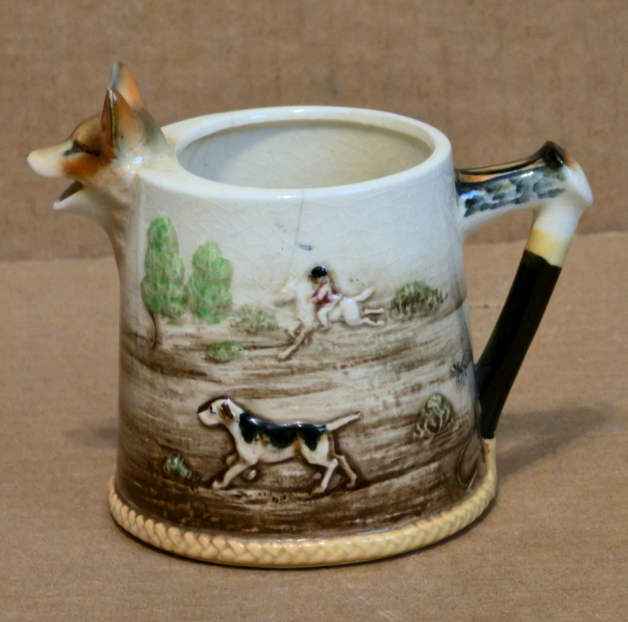 Marutomware Fox Hunt Creamer - Hand Painted - Japan | eBay