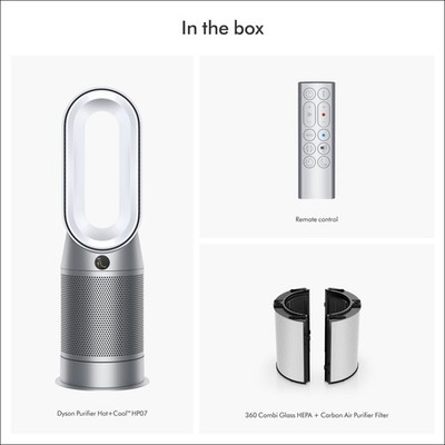 Dyson HP07 Purifier Hot + Cool™ Fan | White/Silver