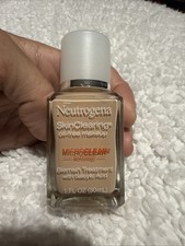 Neutrogena Skin Clearing Oil Free Foundation 40 Nude 1oz New 