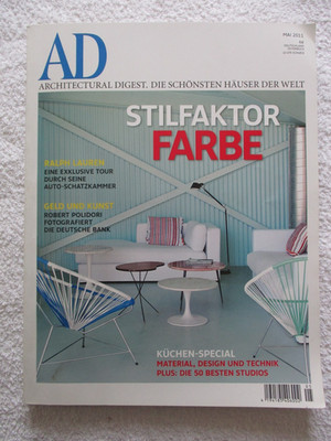 AD Architectural digest Mai 2011