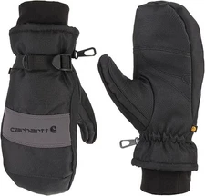 Carhartt Men's Waterproof Insulated Knit Cuff Mitten - Black, Size 2XL