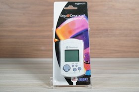 Official Sega Dreamcast Clear Red VMU Memory Card HKT-7000 Brand New Sealed!
