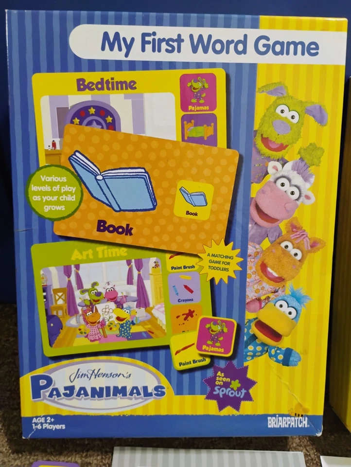 2012 Jim Henson's Pajanimals My First Word Game COMPLETE - Image 2 of 4