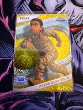 2025 Topps Chrome Disney - Major Olga Solis #136 Yellow Mini Diamonds Debut Elio
