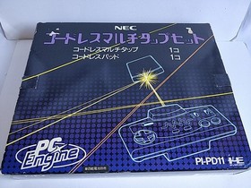 NEC PC Engine Cordless muti tap Receiver PI-PD11 and Cordless Pad(PI-PD12)-e0221