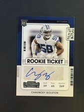 2021 Panini Contenders - Rookie Ticket Chauncey Golston #187 (AU, RC) Auto