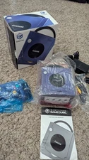 Nintendo GameCube Indigo Purple Console CIB Complete In Box DOL - 001