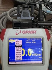 Ophir PD300 3W w/out filter. 100mW Max Scale