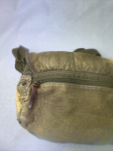 Vintage Helio Ferretti Crossbody Canvas Messenger Style Bag-Unisex - Picture 4 of 7