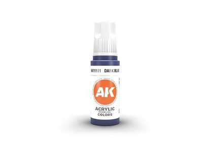 AK Interactive - Dunkelblau - Standard Acrylfarbe 3.Generation, 17ml, AK1118