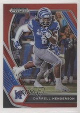 2021 Panini Prizm Draft Picks Red Prizm 75/299 Darrell Henderson #94 0b32