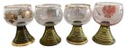 4 German Roemer Wine Glasses with Light Green Stems Vintage Collectibles — photo 3