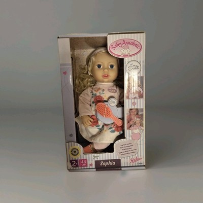 Baby Annabell Sophia 43cm - Baby-Puppe mit blonden Haaren Weicher Körper NEU