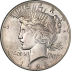 1928-P Peace Dollar - Cleaned