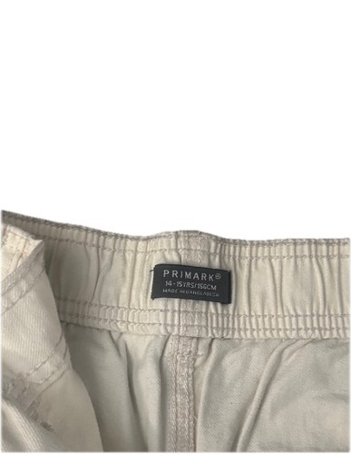 Vintage 90s Y2K Streetwear Womens 14/15Y Faded Baggy Wide Leg Cargo Pants Beige, $24 - Photo 4