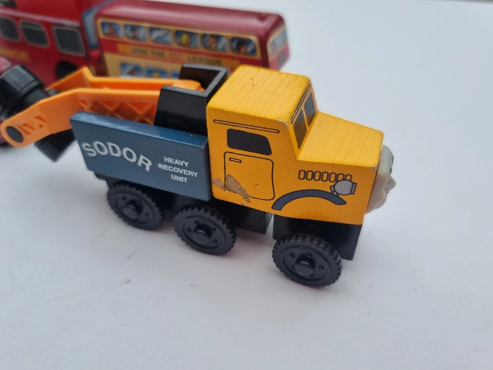 Thomas el Tanque Motor Juguetes de Madera - Sodor - Paquete de Autobús B2Box2 Foto 3 de 4