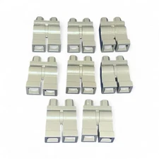 LEGO LOT OF 8 DARK BLUISH GRAY MINIFIGURE LEG PIECES PANTS PEOPLE BODY PARTS