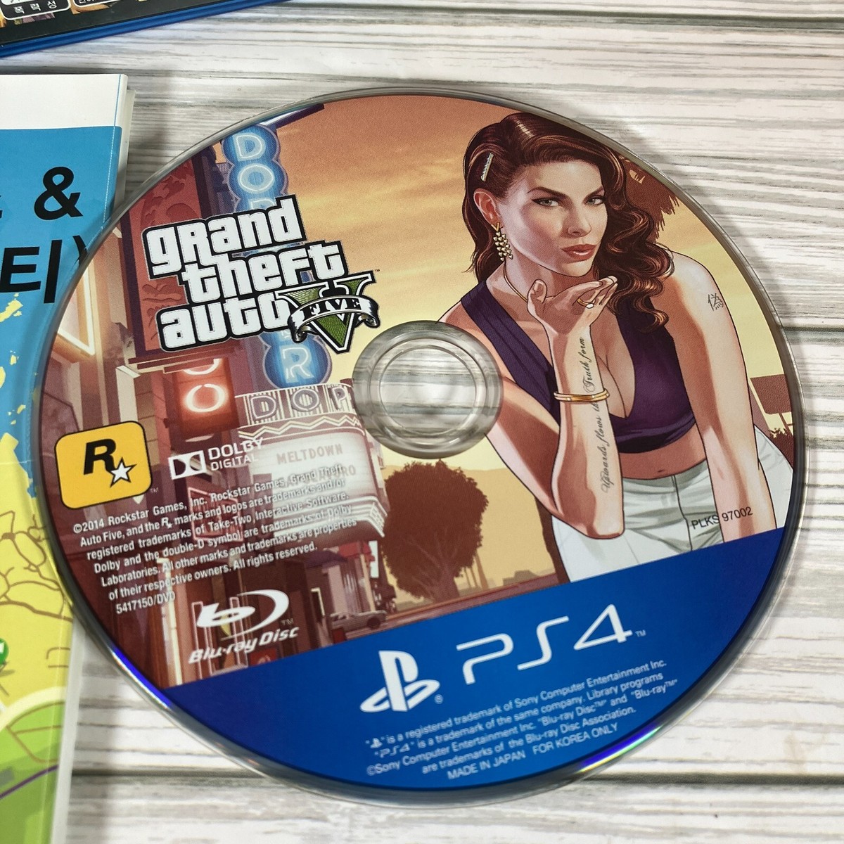 Grand Theft Auto V Five GTA 5 Korean Version PS4 US Seller