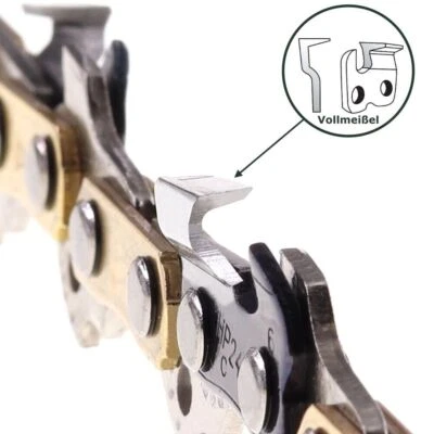 DIY-24H Sägekette 40cm 57TG 3/8 LP 1,3mm Vollmeißel 91PX057X, 91PJ057X, 91P057X