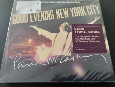 PAUL MCCARTNEY GOOD EVENING NEW YORK CITY. 2CDS & 1 DVD NEW SEALED 