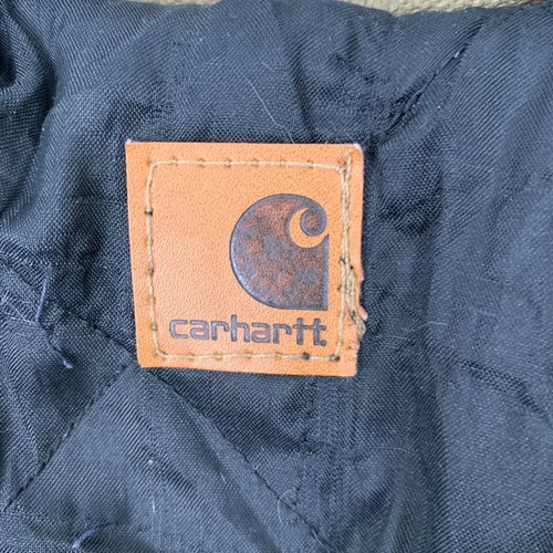 Carhartt Reworked Duck Canvas Quilt Lined Work Jacket Men's Size Fits Large - Picture 4 of 19