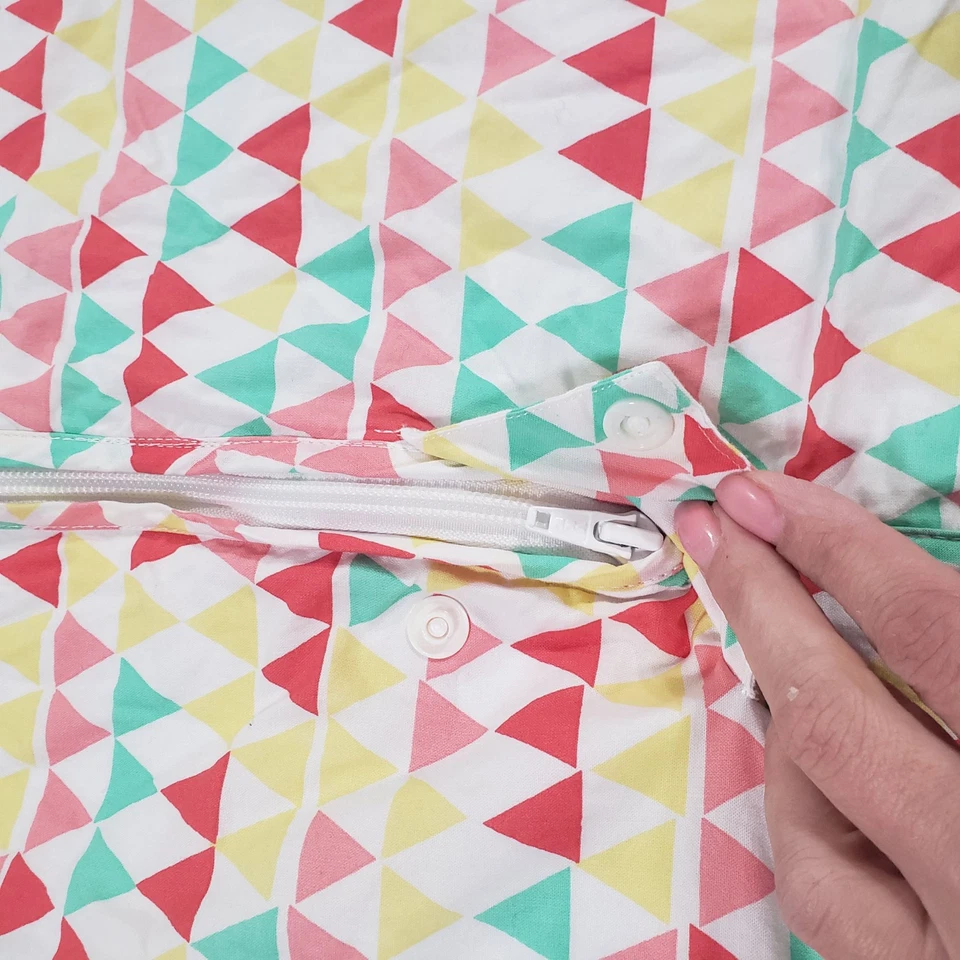 Grobag Saco de Dormir Unisex Multicolor 6-18 Meses Algodón Geométrico Cremallera Completa 32" Foto 4 de 4