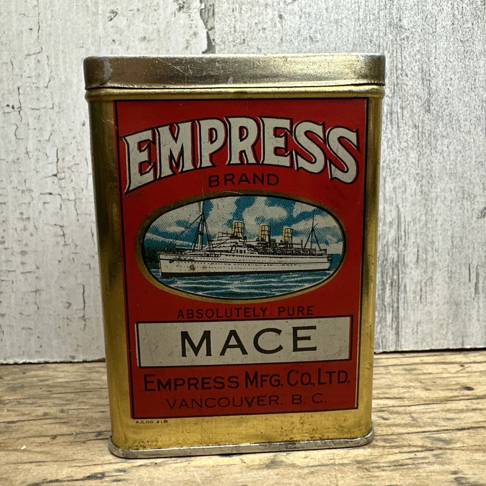 Vintage Empress Spice Tin - Mace-Vancouver BC Advertising - Image 3 of 4