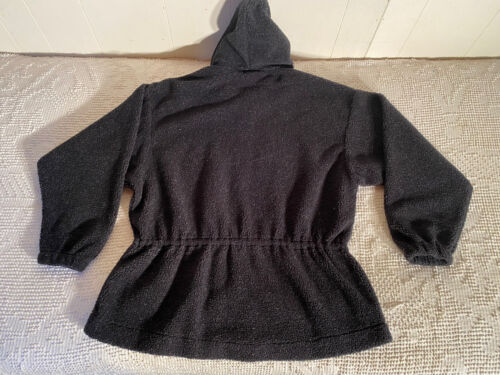 VTG Polaris Sweater Men's Large Black Fleece 284940706 DI-4 Full Zip W/ Hood - Picture 15 of 17