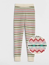 GAP GIRL'S FAIRISLE SWEATER LEGGINGS ORG. 39.95 SIZE 14 BNWT