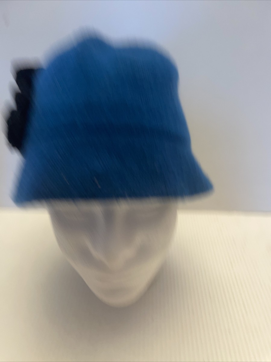 Badgley Mischka Women Hat Wool Blend Floral Embellishment  display picture 3