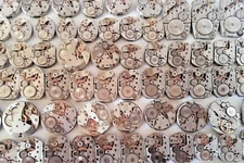 Watch Parts Gear Vintage Mechanisms 64 pc. Steampunk  Movements 
