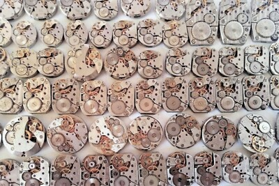 #ad Watch Parts Gear Vintage Mechanisms 64 pc. Steampunk Movements $72.00