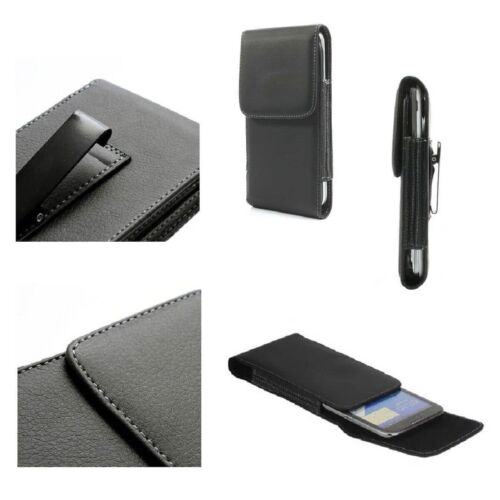for Lenovo K860i Case Metal Belt Clip Synthetic Leather Vertical Premium - Afbeelding 1 van 9