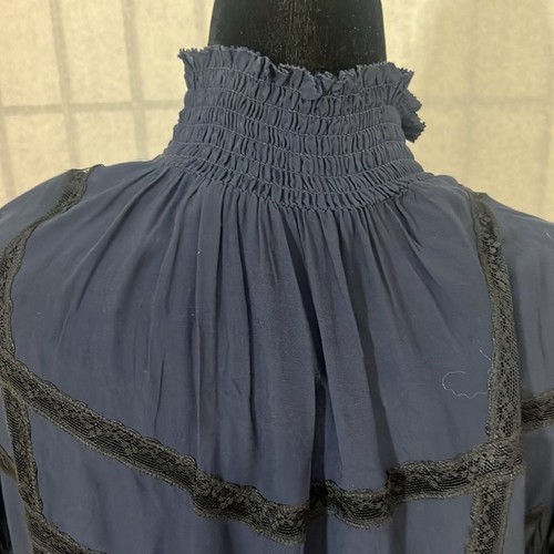 ZADIG & VOLTAIRE TUPELO LACE TRIM BLOUSE SIZE M - Picture 3 of 11