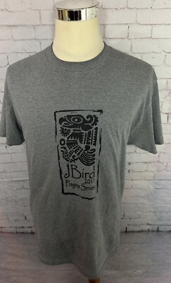 Disc golf J Bird Player Series Graphic Print T Shirt Gray