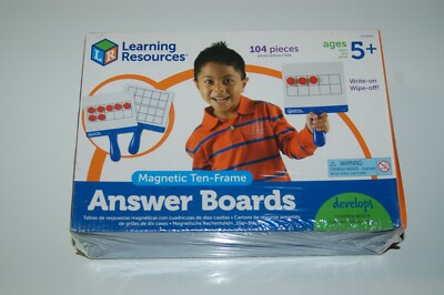 Learning Resources Magnetic Ten Frame Answer Boards Item #LER6645  Teaching Tool