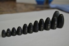 JIG SHACK TUNGSTEN FLIPPING WEIGHTS! ALABAMA SHIPPING MULTIPLE SIZES AND COLOR.