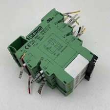 Lot of (4) Phoenix Contact 2961215 Relay 24VDC with DIN Rail Base