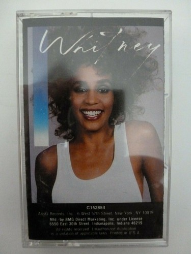 Whitney Houston Whitney Cassette Tape 1987 Arista Records AC 8405 Play Tested EX - Picture 1 of 2