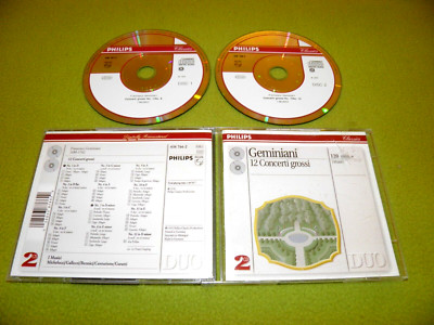 Geminiani - 12 Concerti Grossi - I Musici - Michelucci - Philips 2xCD Remastered