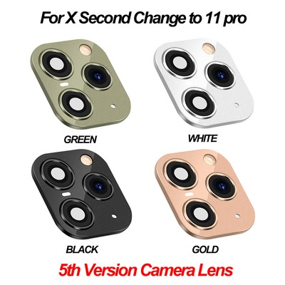 Fake Camera Lens Sticker Seconds Change For Iphone X Xs Max To Iphone 11 Pro Max Ebay