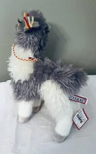 Douglas Zephyr Llama Alpaca Cuddle Toys Plush 12" Toy Stuffed Animal 2017 Lashes