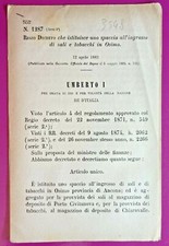 OSIMO 1883 Königlich Gesetz Erlässt Großhandel Für Salz Und Tabak-3548