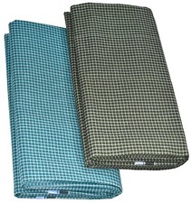Men's Cotton Dhoti Lungi Stitched Mini Checked Length 2.25m Pack of 2 US