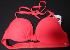 Bikini Oberteil BH orange Neon Signalfarbe Nekholder GR.70B NEU