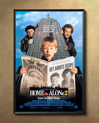Home Alone 2 Lost in New York 1992 Movie Poster 24''x36'' Glossy Unframed 9240